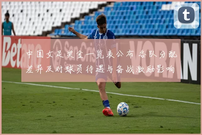 中国女足奖金一览表公布 各队分配差异及对球员待遇与备战激励影响